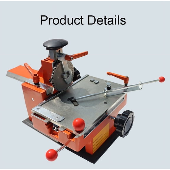 PreAsion Semi-automatic Metal Nameplate Marking Machine Cards Nameplates Engraving Characters Marking Machine