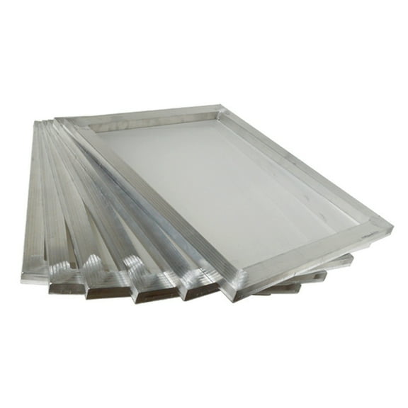 PreAsion Silk Screen Printing Frame 6PCS 10"*14" Stretched Aluminum Frame with 160 Mesh (64T) White