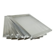PreAsion Silk Screen Printing Frame 6PCS 12"*16" Stretched Aluminum Frame with 110 Mesh 43T White