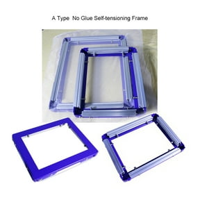 PreAsion Silk Screen Printing Mesh Frame Glue Free Stretch Screen Frame 12x16Inch