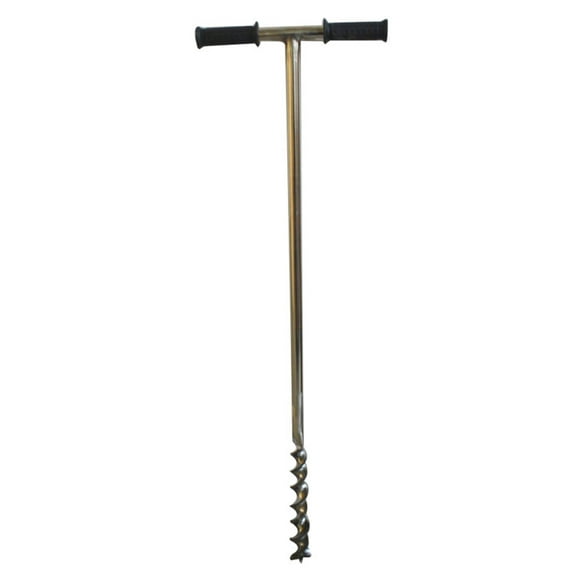 PreAsion Soil Probe Sampler Twist-Type Soil Sampling Drill with Rubber Handle Test Tool 45mm