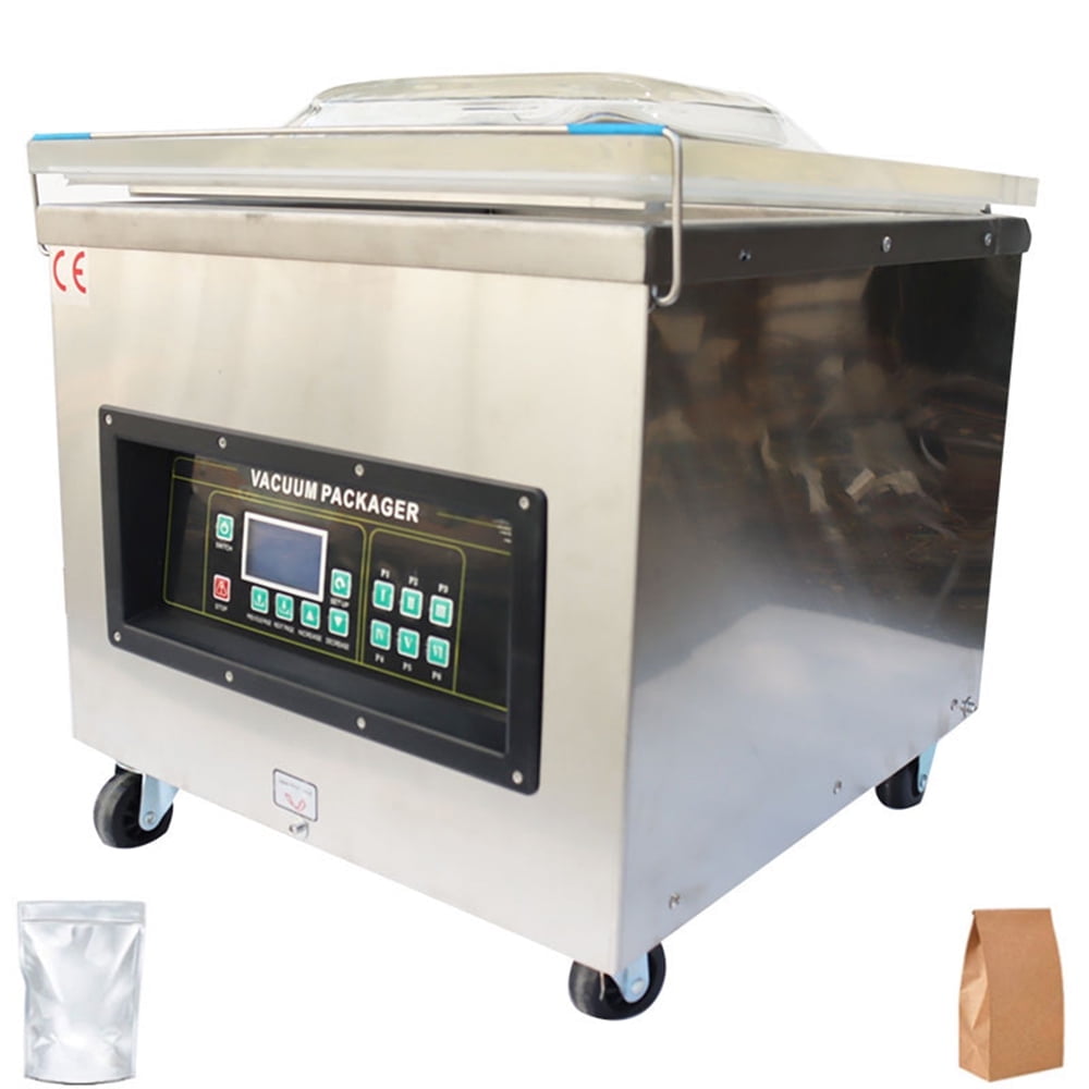 PreAsion Vacuum Packaging Machine DZ450 Single Chamber Desktop Meat Aquatic Products Vegetables Sealing