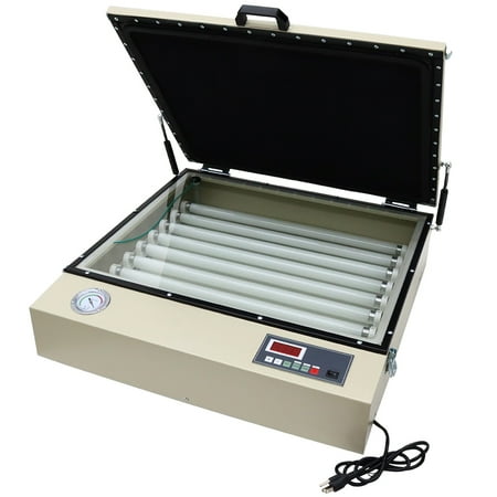 PreAsion Vacuum UV Exposure Unit LED 19.6 * 15.6 inch Exposure Area for Screen Printing Exposure with Digital Timer