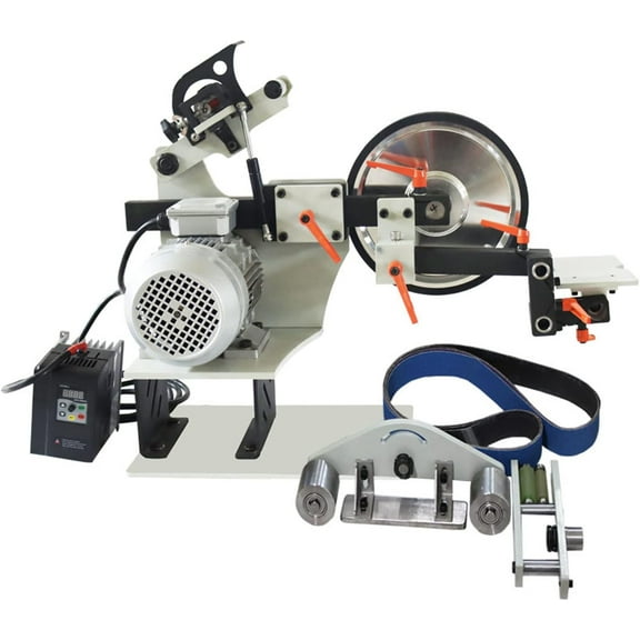 PreAsion Variable Speed Belt Sander Knife Grinder Polishing Machine Multi-function 220V
