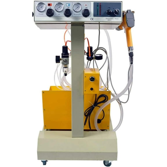 PreAsion Vibrating Powder Coating Machine Rapid Color Changing Electrostatic Spray Molding Machine 110V 520g/min