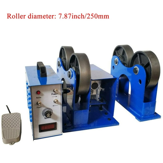 PreAsion Welding Tank Turning Rolls Iron Welding Positioner Welder Roller Dia250mm