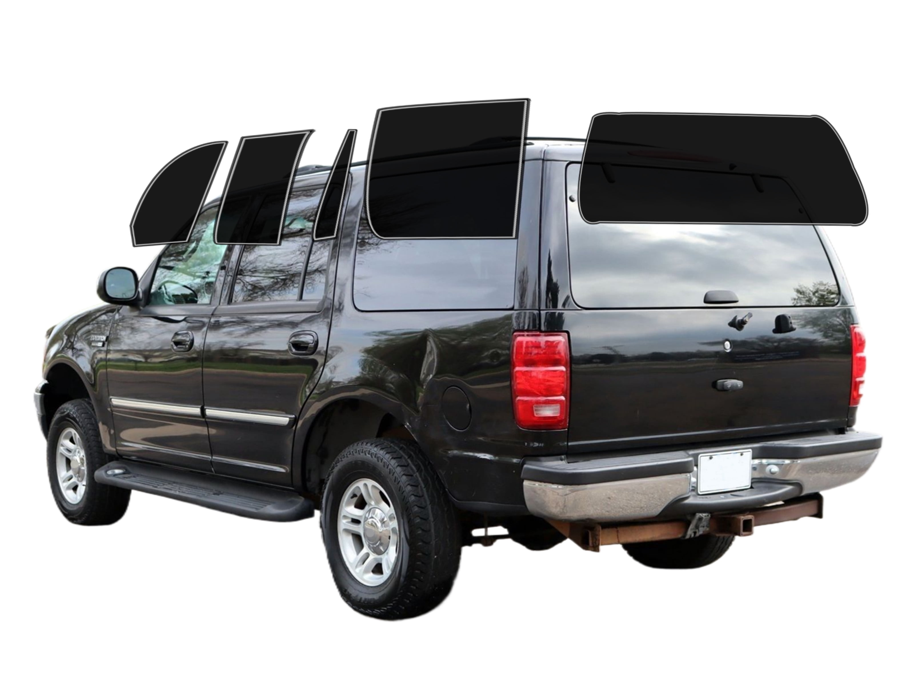 Haiy Co - PreCut 2Ply 10% Window Tint Film Kit For 1999-2002 Ford ...