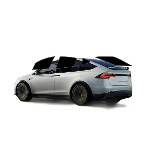 Haiy Co - PreCut 2Ply 05% Window Tint Film Kit For 2016-2024 Tesla Model X -Side+Rear Window