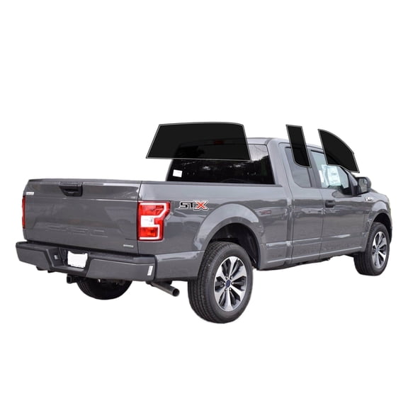 PreCut Window Film for 2021-2024 Ford F150 Extended Cab All Side+Rear Window, UV-IR Blocking Two Ply Car Window Film Tint 10%, Enhances Privacy & Comfort, Easy Installation