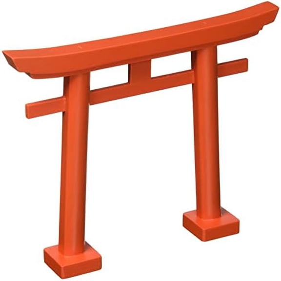 Kamidanosato 4993896201018 Red Orange Outer Dimensions: 6.3 inches (16 cm) - 7.7 inches (19.5 cm) - 1.2 inches (3 cm) (Pedestal)
