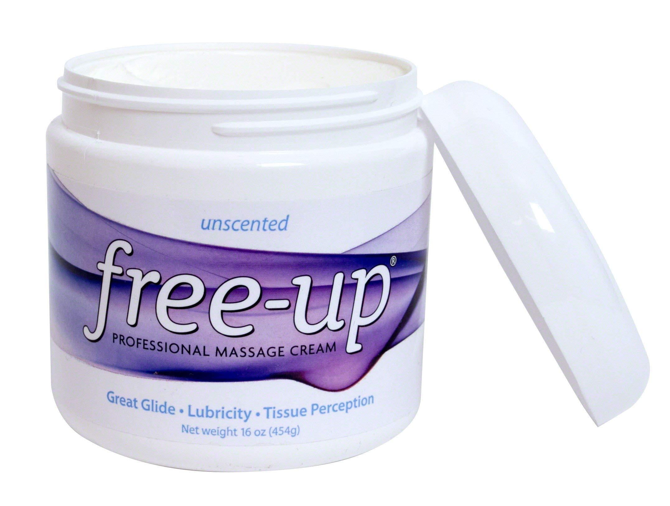 PrePak Products Freeup Massage Cream Unscented Net WT. 16 oz (454g)