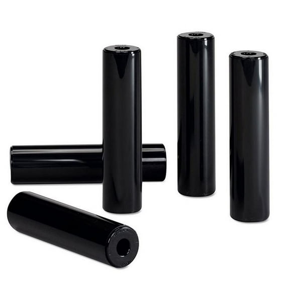 PrePak Products Standard ABS Nylon Handles with Caps (12-Pack) - Perfect for Tubes & Bands - Physical Rehab Accessory for Clinic, Home, or Gym