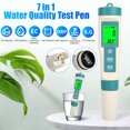 thumbnail image 1 of PrePat 7 in 1 Backlight PH/TDS/EC/ORP/TEMP/SG/Salinity Water Quality Meter Tester Tool, 1 of 12