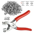 thumbnail image 1 of PrePat Metal Sewing Button Hollow Prong Ring Press Studs Snap Fasteners Plier Tool Kit, 1 of 12
