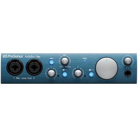 PreSonus - AudioBox iTwo Recording System - Blue/Gray