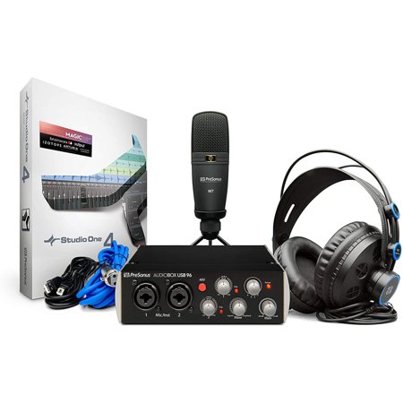 PreSonus AudioBox 96 Studio Recording Bundle Limited Edition Black