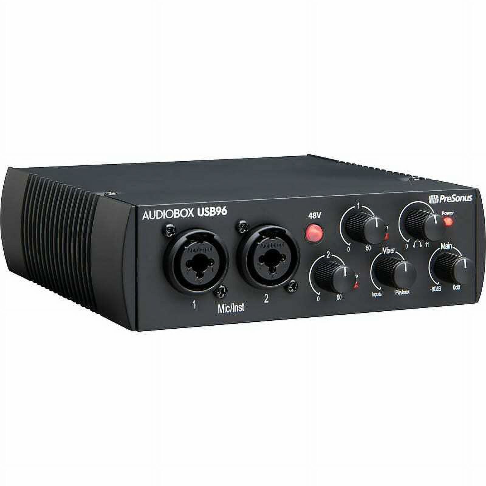 PreSonus AudioBox 96 USB Audio Recording Interface - 25th Anniversary Black