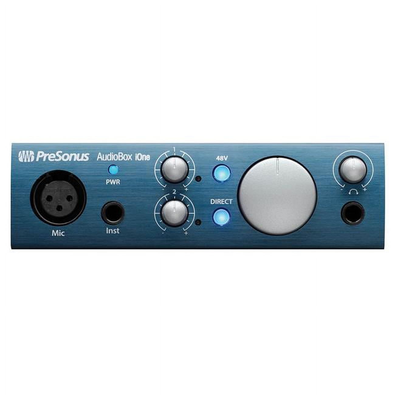 PreSonus AudioBox iOne USB 2.0 & iPad Recording System with 1 Mic Input
