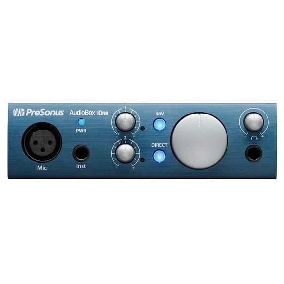 PreSonus AudioBox iOne USB 2.0 & iPad Recording System with 1 Mic Input