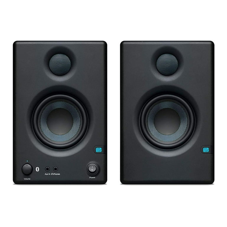 PreSonus Eris 3.5BT Bluetooth Studio Monitors, Pair - Powered, Active Monitor Speakers for Desktop, Turntable, Record Player, Bookshelf, DJ Speakers PreSonus Eris 3.5BT Bluetooth Studio Monitors, Pair - Powered, Active Monitor Speakers for Desktop, Turntable, Record Player, Bookshelf, DJ Speakers