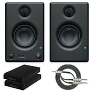 PreSonus Eris 3.5BT Bluetooth Monitors with Acoustic Tuning (Pair) with Isolation Pads and Cable