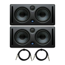 PreSonus Eris E66 MTM Powered Studio Monitor with Kirlin 1/4 Inch TRS Cable
