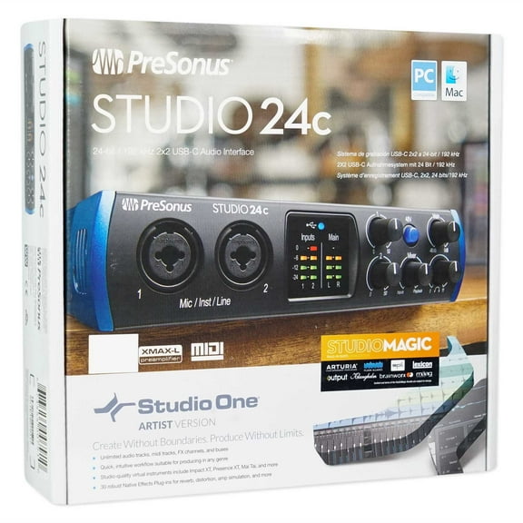 PreSonus Studio 24c USB-C Audio Interface