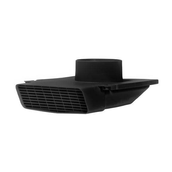 PreVent-It Bathroom Soffit Vent 4", Under Eave Exterior Vent, Screws Included, Black, 1-Pack