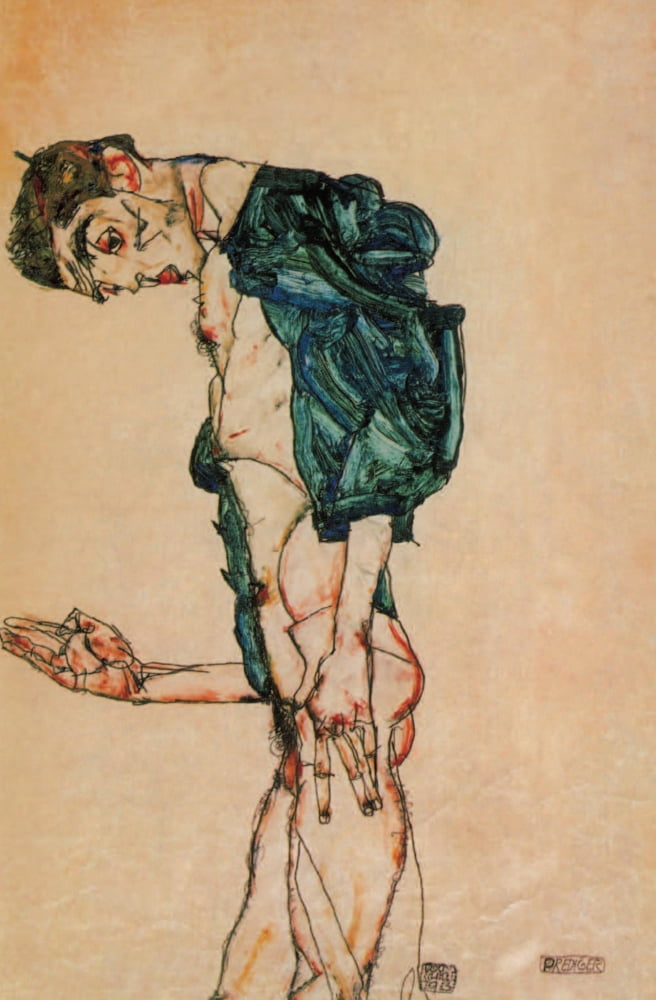 Preacher 1913 Canvas Art - Egon Schiele (24 x 36)