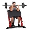 thumbnail image 1 of Preacher Curl Bench, Bicep Curl Machine with 70 LBS and Olympic Barbell, Tricep Workout Equipment for Home Gym, 1 of 9