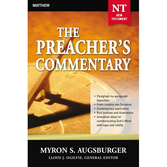 Preacher's Commentary The Preacher's Commentary - Vol. 24: Matthew: 24, Book 24, (Paperback)