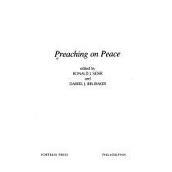 Pre-Owned Preaching on Peace 9780800616816 /