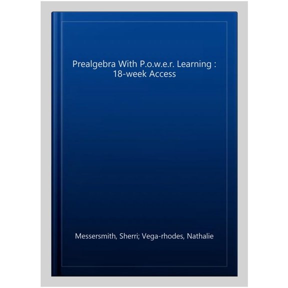 Pre-Owned Prealgebra With P.o.w.e.r. Learning : 18-week Access