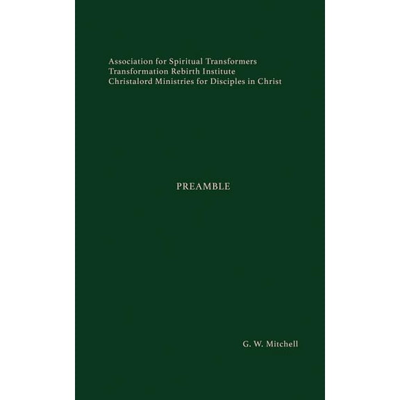 Preamble (Paperback) by G W Mitchell