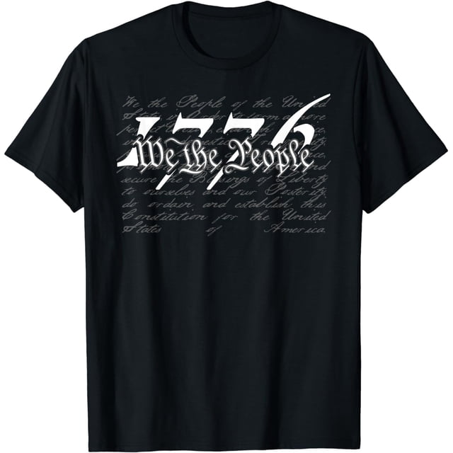 t-shirtPreamble To the US Constitution 1776, We The People T-Shirt mens t shirt,black,women,funny,misfits,men,journey