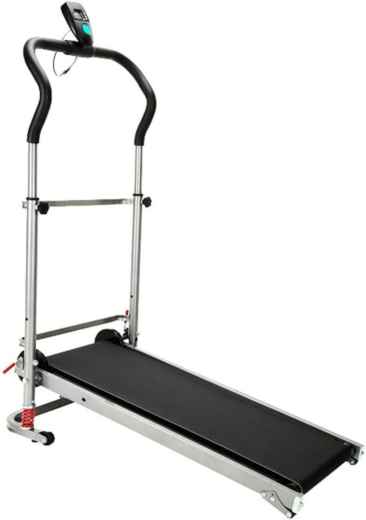 Preasion Manual Walking Exercise Treadmill, Gray, 242.5 lb