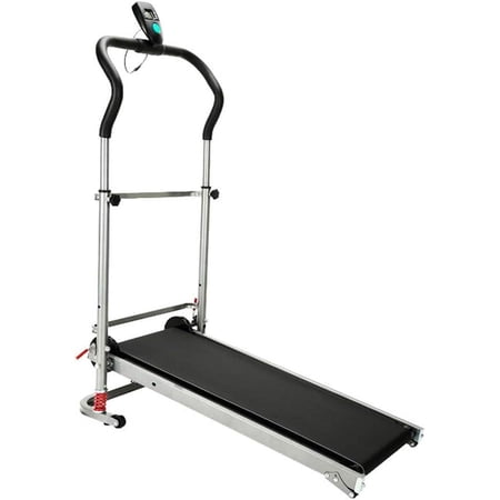 Preasion Manual Walking Exercise Treadmill, Gray, 242.5 lb
