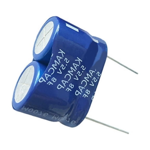 Preassembled 8.0F 5.5V Super Farads Capacitor Low-ESR Energy Storage for Electronics & Power Backup