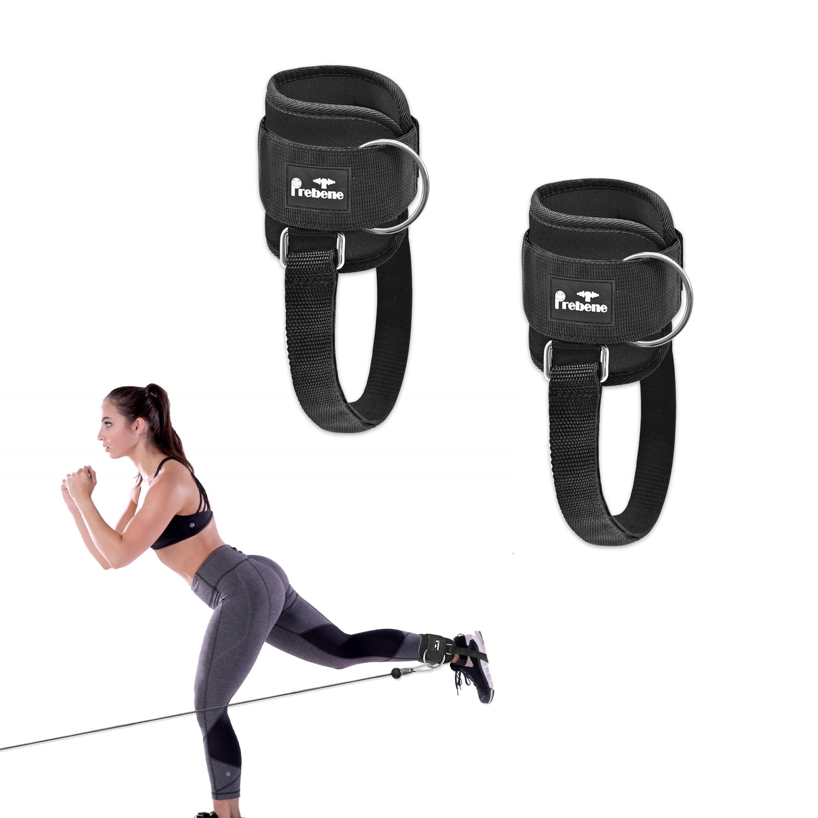 1 Pair Adjustable Fitness Ankle Straps For Cable Machines Attachment,  Training Leg Straps For Kickbacks And Glute Workouts, Gym Accessories For  Women