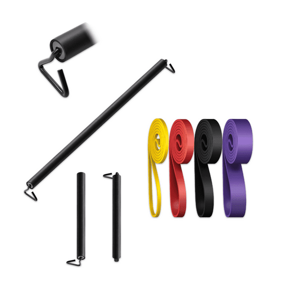 Prebene Resistance Band Bar,Portable Weightlifting Training, Suit for Home Exercise