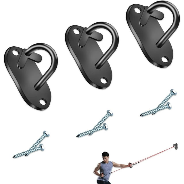 Prebene Wall Mount Workout Anchors, Resistance Bands Wall Anchors, Home