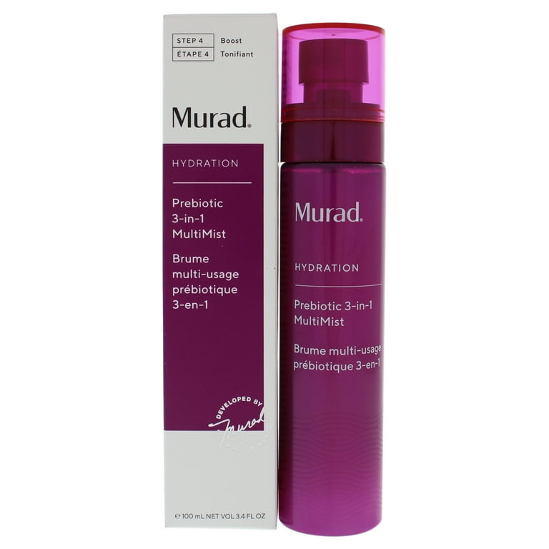 Murad Prebiotic 3-In-1 Multi-Mist for Unisex - Hydrating 3.4 oz
