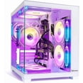 thumbnail image 1 of Prebuilt Gaming PC,Intel i7-9700F,NVIDIA RTX3070 8GB Graphics,16GB RAM,512GB NVME SSD,1TB HDD,WiFi6,BT 5.4,9xARGB Fans,650W PSU,Win 11,RGB Keyboard & Mouse, 1 of 8