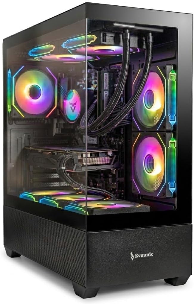 Prebuilt Gaming PC Ryzen 5 3500X up to 4 1GHz GTX 750Ti 16GB RAM 512GB SSD 1TB HDD WiFi 6 BT5 4 9 RGB Fan Win11 RGB KB Mouse 650W PSU