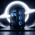 thumbnail image 1 of Prebuilt RGB Gaming PC Desktop – Xeon E5 10Core, Quadro K620, 32GB RAM, 256GB NVME SSD +1TB HDD, WiFi 6 Win11 Gaming Computer for Fortnite Roblox Minecraft, 1 of 13
