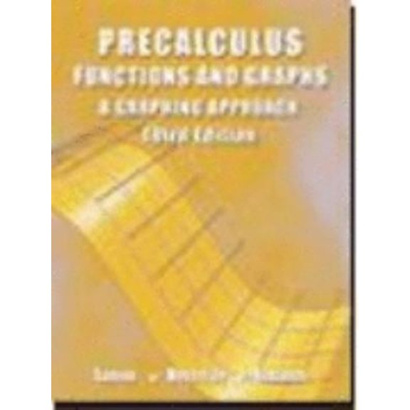 Pre-Owned Pre Calculus Functions and Graphs Hardcover