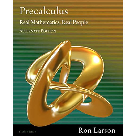 Pre-Owned Precalculus : Real Mathematics, Real People, Alternate Edition