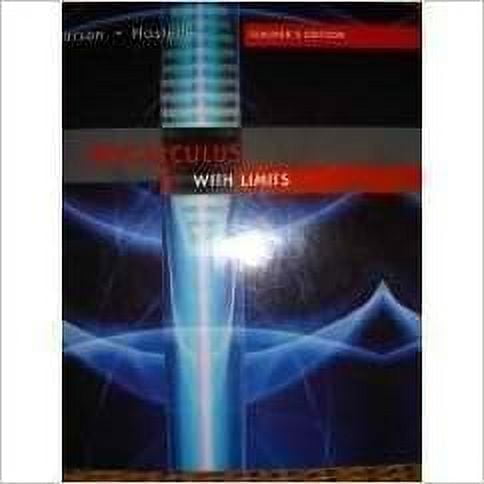 Pre-Owned Precalculus with Limits, Teacher's Edition Hardcover – Teacher's Edition, January 1, 2007