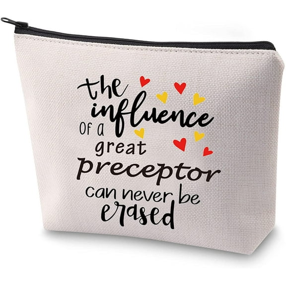 Preceptor Gift Nurse Preceptor Gift The Influence of a Great Preceptor Can Never Be Erased Makeup Bag Preceptor Thank You Gift