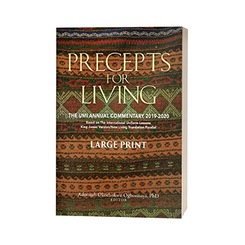 Pre-Owned Precepts For Living: The UMI Annual Bible Commentary 2019-2020 Large Print Paperback